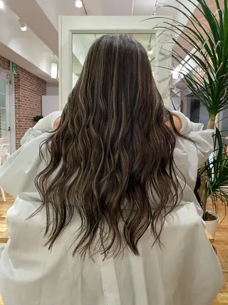 ロング カラー ヘアアレンジ 久米 治仁のヘアスタイル