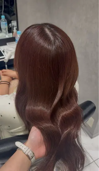 ロング 色落ちまで可愛い艶髪 /韓国/マツエクのヘアスタイル