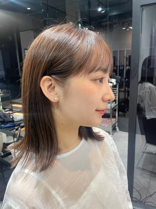 ミディアム 小田 桜のヘアスタイル