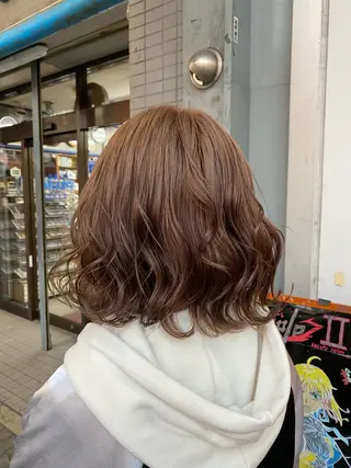 ショート ゆぴ☾/推しカラー /ハイトーンのヘアスタイル