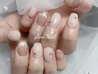 ネイル エツメ💅 長さ出し🎀デザインのネイルデザイン