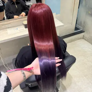 ロング カラー 🦋ブリーチ/カラー 専門AYA💖のヘアスタイル