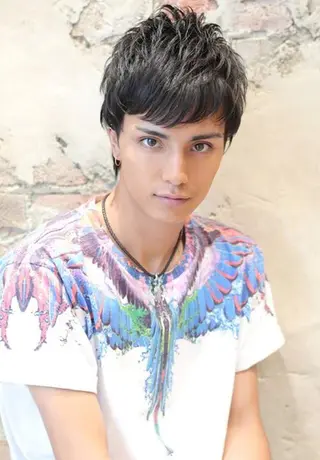 ショート パーマ メンズ Soleria 田中慎一のヘアスタイル