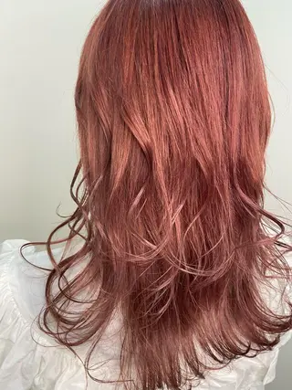 セミロング カラー 吉村 夏椰のヘアスタイル