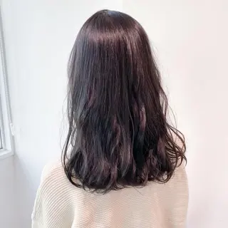 セミロング カラー 🤍💕ブリーチカラ ーAyaka💕🤍のヘアスタイル