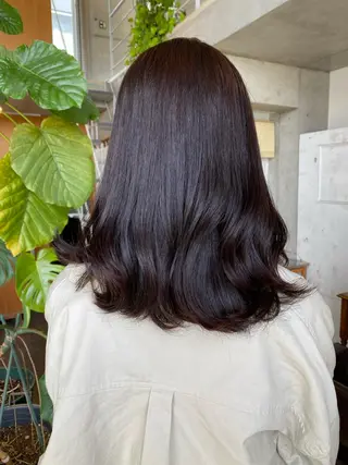 セミロング カラー パーマ ヘアアレンジ メンズ キッズ ネイル マツエク・マツパ モリモト サナのヘアスタイル