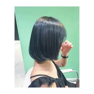 ミディアム カラー 中野 竜介のヘアスタイル