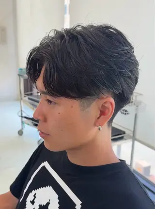 ショート パーマ 小芝涼介/西梅田 /メンズパーマ✂️のヘアスタイル