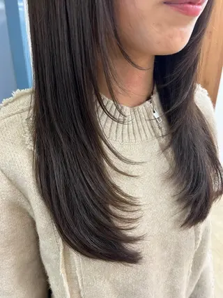 セミロング こぐれ みあんのヘアスタイル