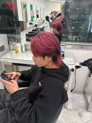 カラー メンズ 🖤メンズハイトーン /カットRisa🖤のヘアスタイル
