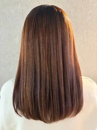 ミディアム Heart box 仲嶺　瑠輝のヘアスタイル