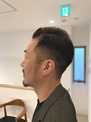 メンズ 豊中駅3分eha レッスンモデルのヘアスタイル