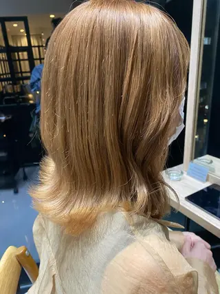 ミディアム カラー 似合う髪型見つけます AYAKAのヘアスタイル