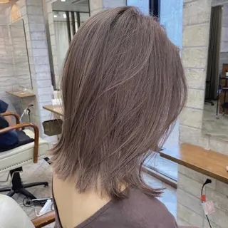 セミロング カラー パーマ ヘアアレンジ メンズ キッズ ネイル マツエク・マツパ アイブロウ エクステモデル募集 💗大阪梅田/川上のヘアスタイル