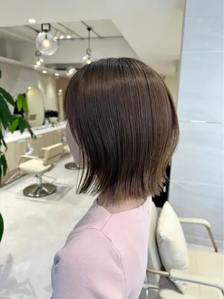 ショート カラー 透明感カラー🌿 グレージュ🐺陽介のヘアスタイル