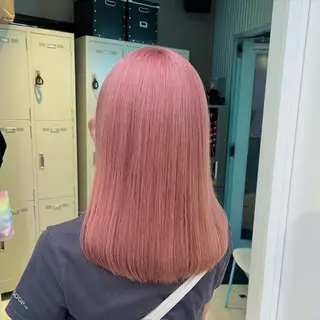 ミディアム カラー ブリーチカラー 🩵MIZUKIのヘアスタイル