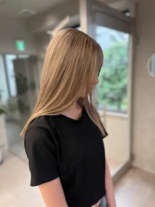 セミロング Abe yuyaのヘアスタイル
