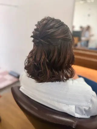 ミディアム 志賀 美沙のヘアスタイル