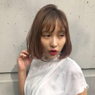 ショート カラー ヘアアレンジ KONOMI スタイリストのヘアスタイル
