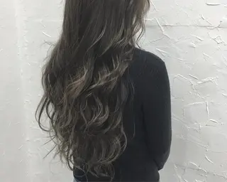 ロング ヘアアレンジ 脱!黒髪 ダブルカラー【上野】のヘアスタイル