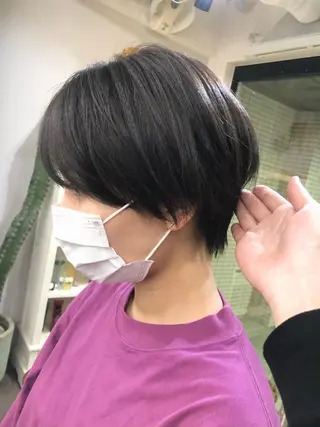 ショート カラー 千葉 郁也のヘアスタイル