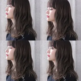 セミロング カラー パーマ ooit 【オーイット】のヘアスタイル