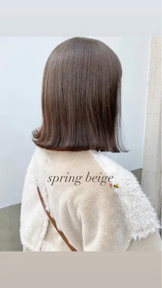 ミディアム カラー 🫧赤み消し*艶髪 nanami🫧のヘアスタイル