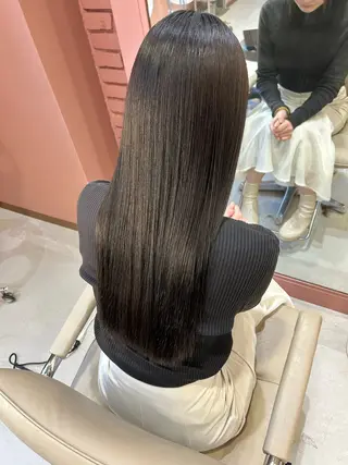 ロング パーマ 鍋島 平のヘアスタイル