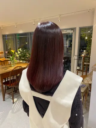 ミディアム 【仙川】 セリナ‎のヘアスタイル