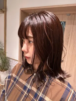 カラー ヘアアレンジ ♡透明感カラー★ ネイル/しの♡のヘアスタイル