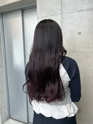 ロング カラー ヘアアレンジ ボブ艶モテカラー🫧 カリンのヘアスタイル