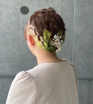 カラー ヘアアレンジ 🌈メンズパーマ🌈 メンズカットアリサのヘアスタイル