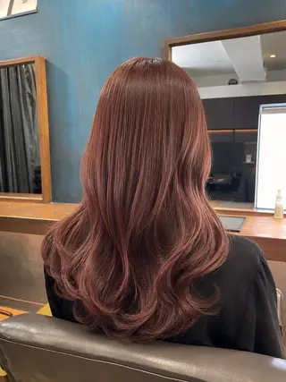 セミロング レイヤー/デジパ SAKIのヘアスタイル