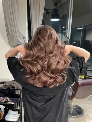 ロング カラー 🤎渋谷/透明感 艶カラーみほ🎀໒꒱のヘアスタイル