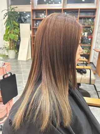 カラー 木庭 愛莉のヘアスタイル