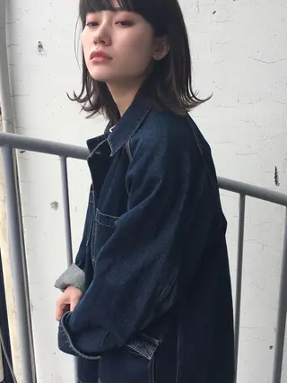 ミディアム カラー SUZUKI KEISUKEのヘアスタイル