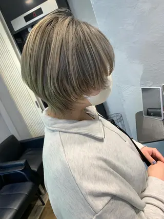 ショート maya🇰🇷韓国 レイヤー/顔まわりのヘアスタイル
