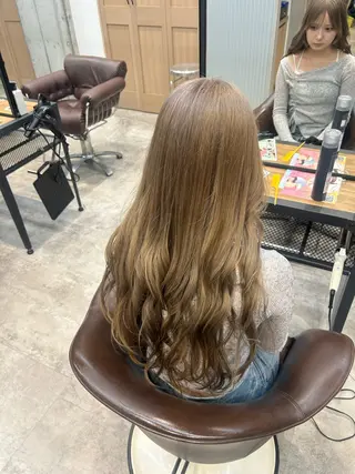ロング カラー 韓国モテカラー/ KaRin👼🏻のヘアスタイル