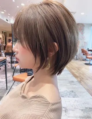 ショート 新宿/レイヤー/ amu🫧のヘアスタイル