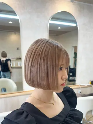 ショート カラー ANNA🎀 杏菜のヘアスタイル
