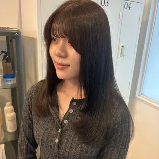 セミロング aguhair ひなののヘアスタイル
