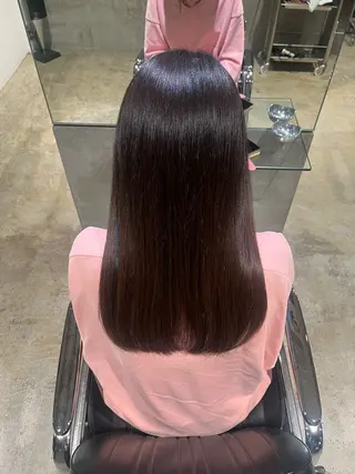 ロング 長野 美沙のヘアスタイル