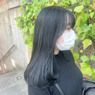 ミディアム カラー 髪質改善 RYOのヘアスタイル