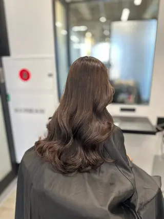 ロング カラー ヘアアレンジ ダブルカラー｜ なおき｜池袋美容師のヘアスタイル