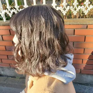 ミディアム ヘアアレンジ パーソナルカラー 診断🍀マリンのヘアスタイル
