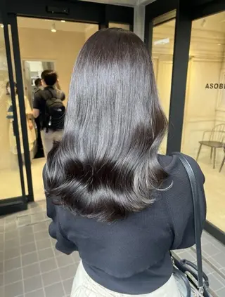カラー 透明感ツヤカラー/ ゆうな💙のヘアスタイル