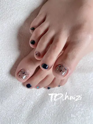 ショート めぐみのネイルサロン スタッフ練習のネイルデザイン