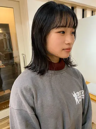 ミディアム SALTWATER AYARIのヘアスタイル