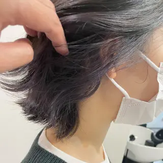 ショート カラー 似合わせカット ショートボブ🦋廣瀬のヘアスタイル