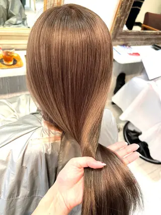 ロング カラー 艶髪カラー️🫧 髪質改善特化👒莉子のヘアスタイル